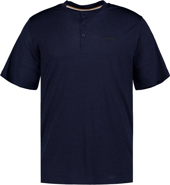 BOSS Black Herren T-Shirt schwarz unifarben