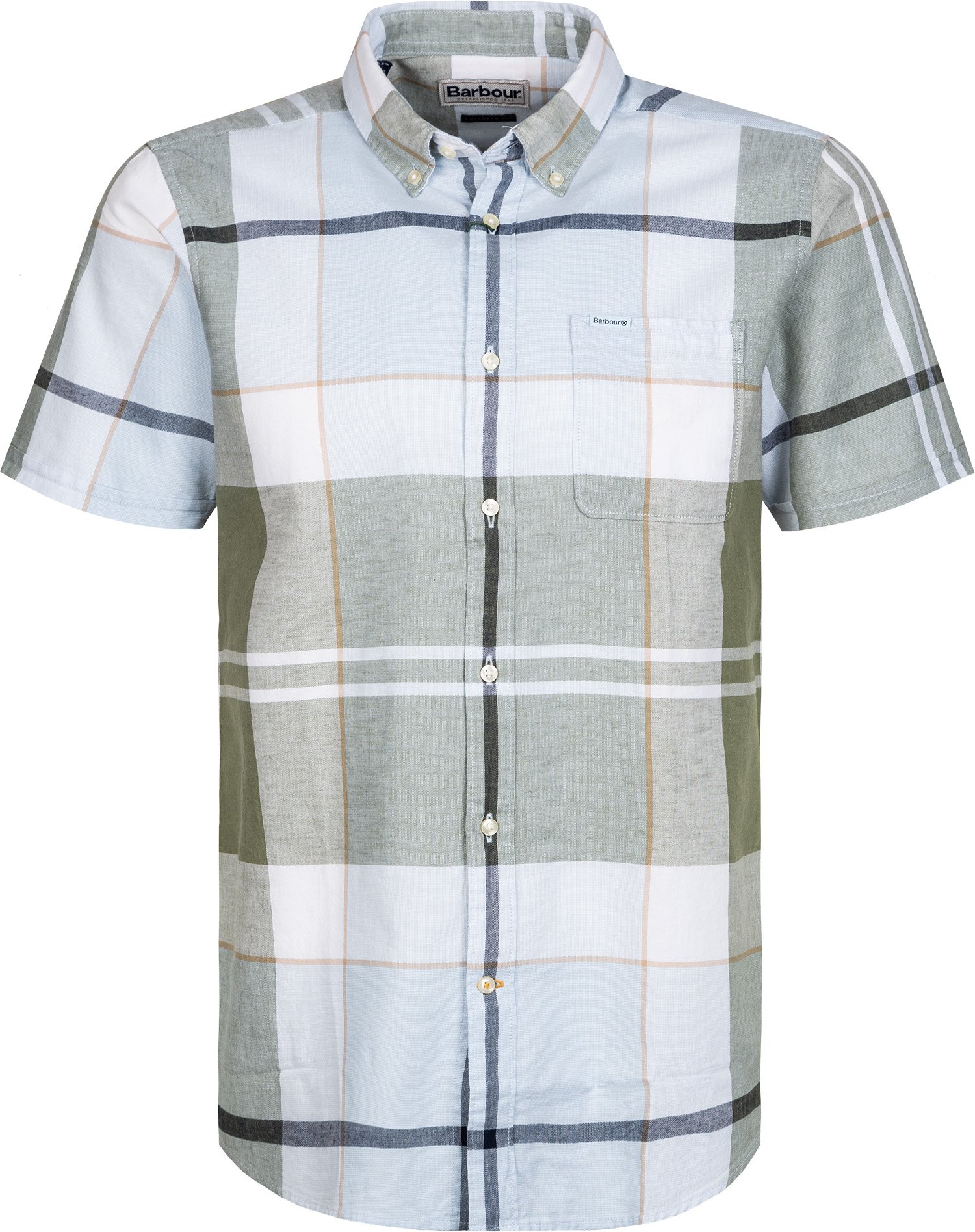Thumbnail - Barbour Herren Kurzarmhemd blau kariert