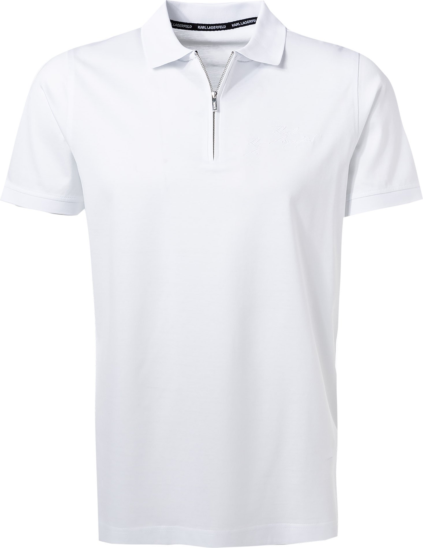 KARL LAGERFELD Herren Polo-Shirt weiß