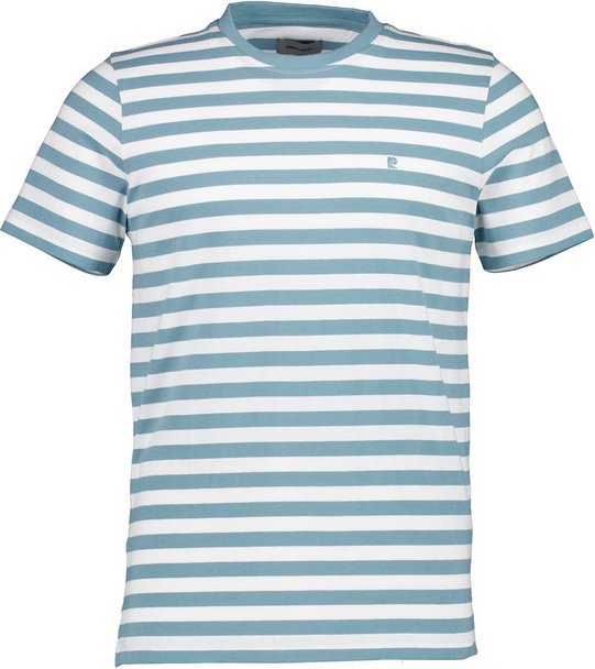 Pierre Cardin Herren T-Shirt blau gestreift