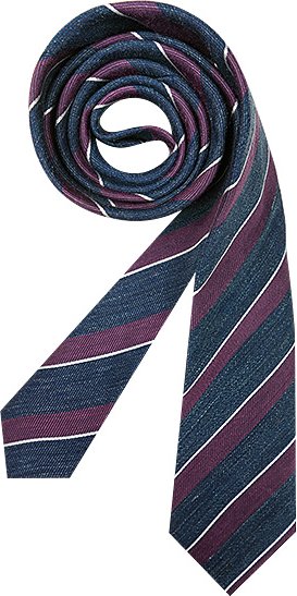 MISSONI Herren Krawatte blau College-Streifen