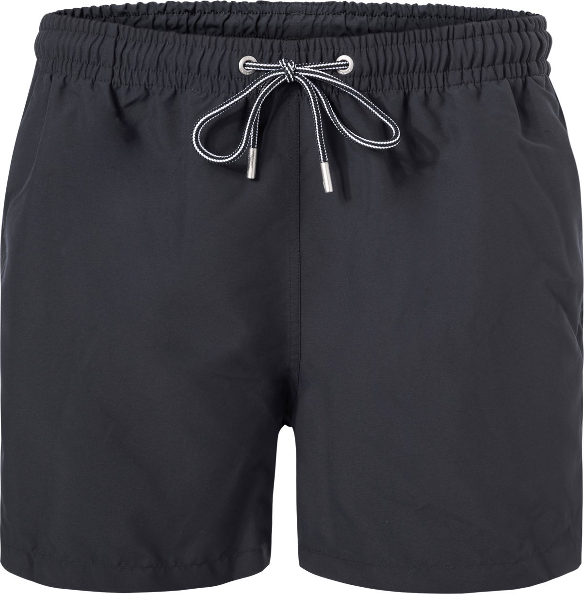 Thumbnail - HOM Herren Badeshorts schwarz unifarben