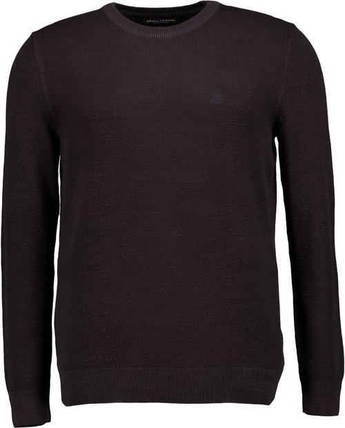 Marc O'Polo Herren Pullover schwarz unifarben