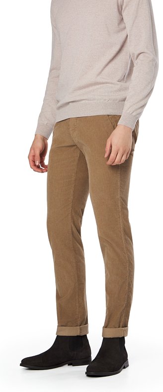 Mason's Herren Hosen beige Slim Fit