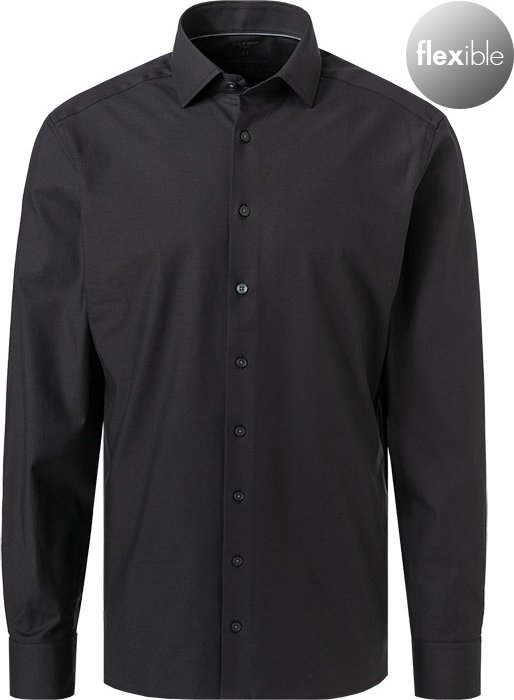 Thumbnail - OLYMP Herren Hemd schwarz