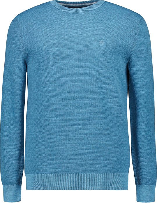 Marc O'Polo Herren Pullover blau unifarben