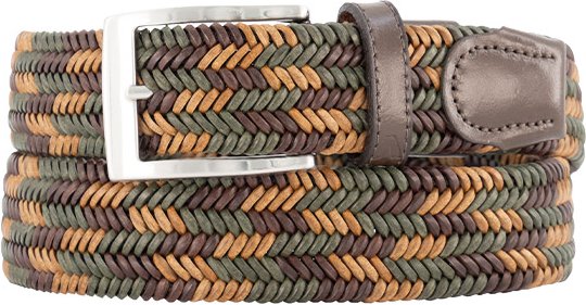 Alberto Herren Gürtel mehrfarbig Textil