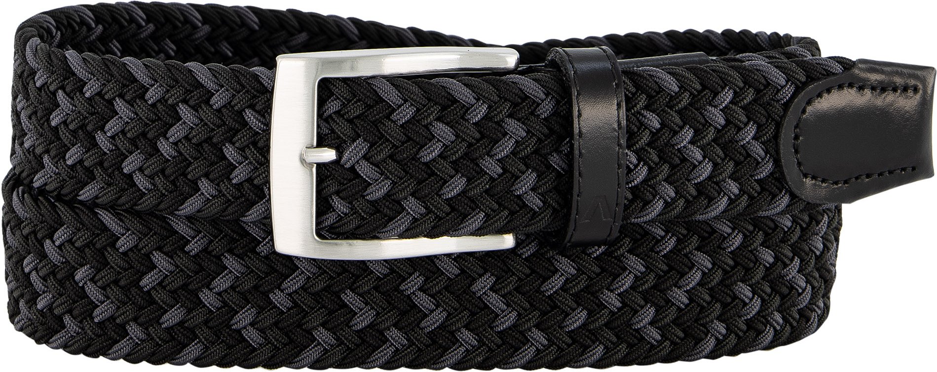 Thumbnail - Alberto Golf Herren Gürtel grau Textil