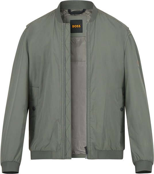 Thumbnail - BOSS Orange Herren Jacken grün unifarben