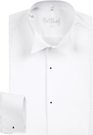 Thumbnail - Herrenausstatter Herren Frackhemd weiß Slim Fit