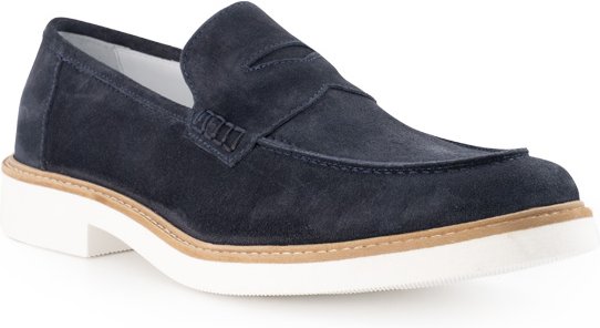 Prime Shoes Herren Schuhe blau Velours