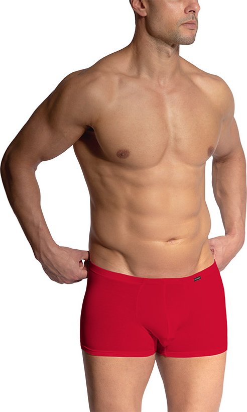 Olaf Benz Herren Unterwäsche rot Baumwolle & Mix unifarben