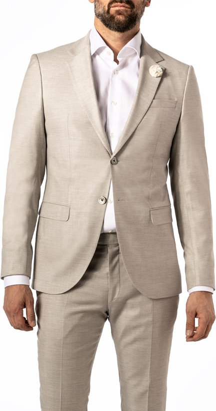 JOOP! Herren Sakko beige meliert Slim Fit