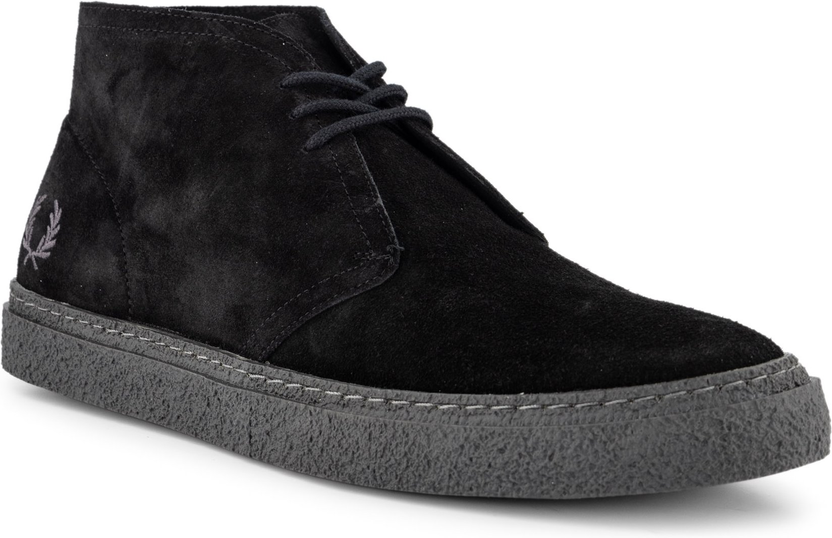 Thumbnail - Fred Perry Herren Desert Boots schwarz Velours