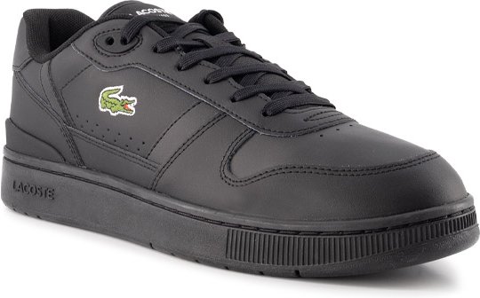 LACOSTE Herren Sneaker schwarz Glattleder