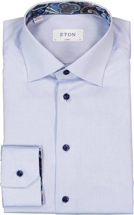 ETON Herren Hemd blau Classic Fit