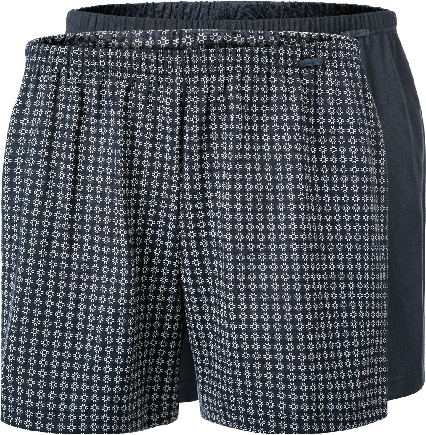 Thumbnail - CALIDA Herren Boxershorts blau Reine Baumwolle Gemustert,unifarben