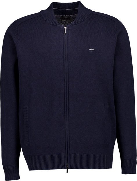 Thumbnail - Fynch-Hatton Herren Cardigan blau unifarben