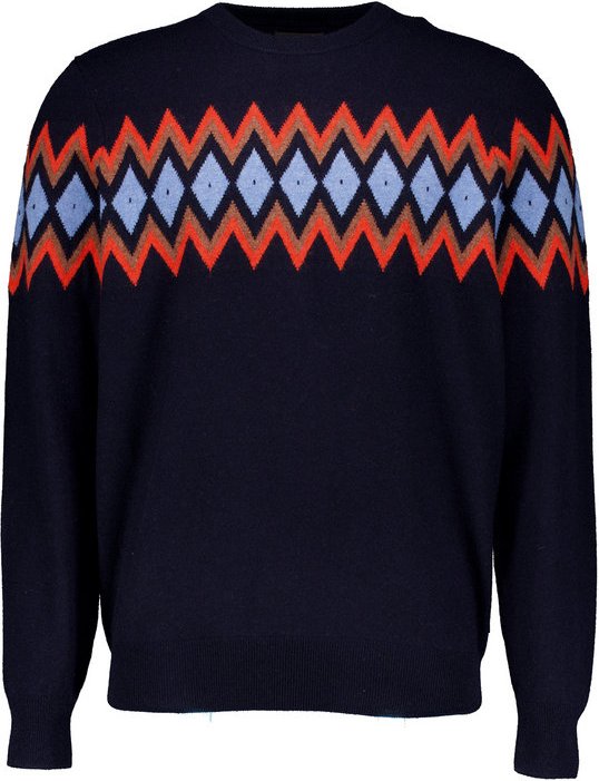 Fynch-Hatton Herren Pullover blau Norweger