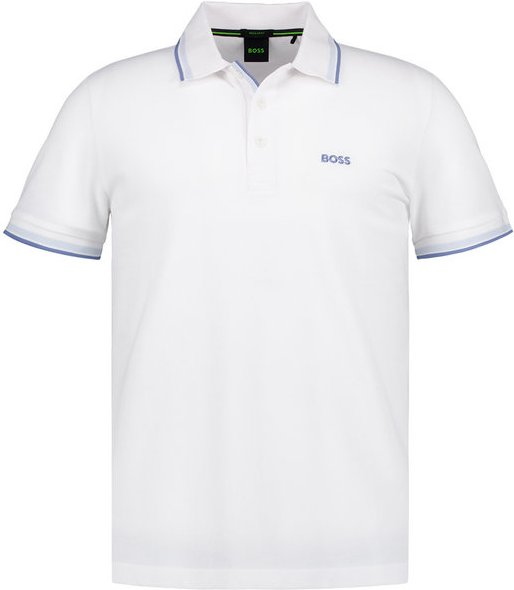 BOSS Green Herren Polo-Shirts weiß