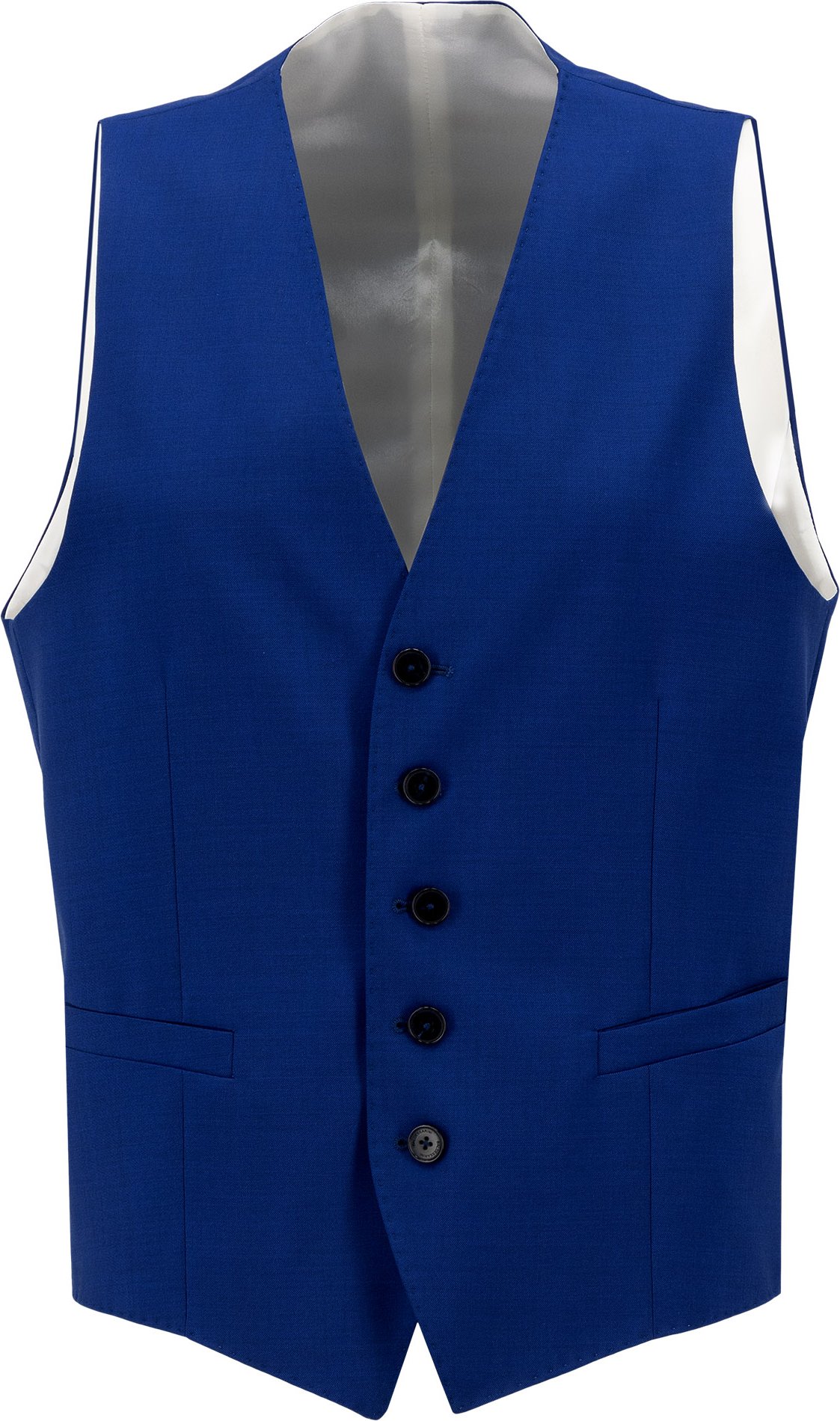 BALDESSARINI Herren Weste blau Slim Fit