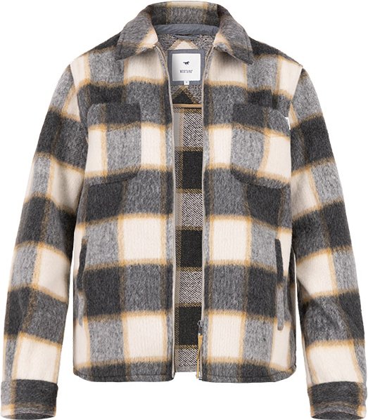 MUSTANG Herren Jacke grau kariert