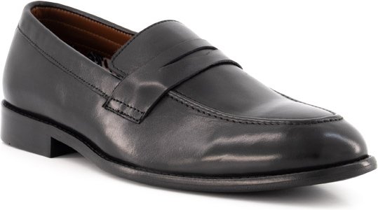 Hamlet Herren Loafer schwarz Glattleder