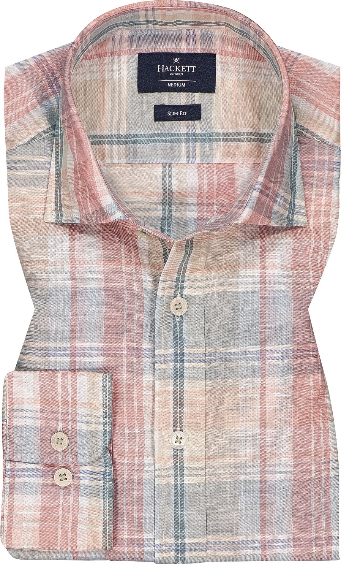 Thumbnail - HACKETT Herren Hemd rosa Slim Fit