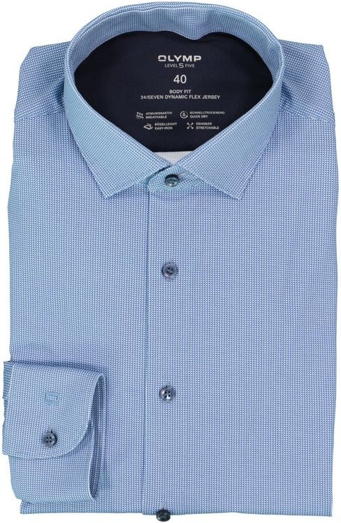 OLYMP Herren Hemd blau