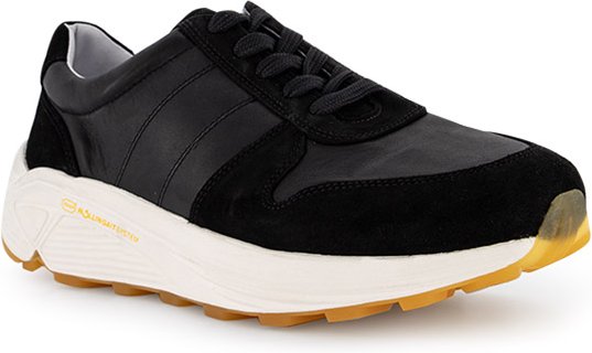 Thumbnail - GARMENT PROJECT Herren Sneaker schwarz Glattleder