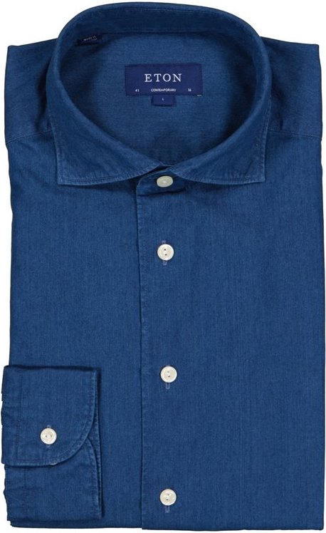 ETON Herren Hemd blau