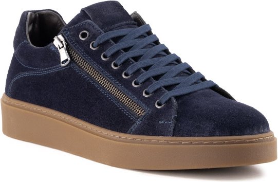 Prime Shoes Herren Schuhe blau Nubuk-/Veloursleder