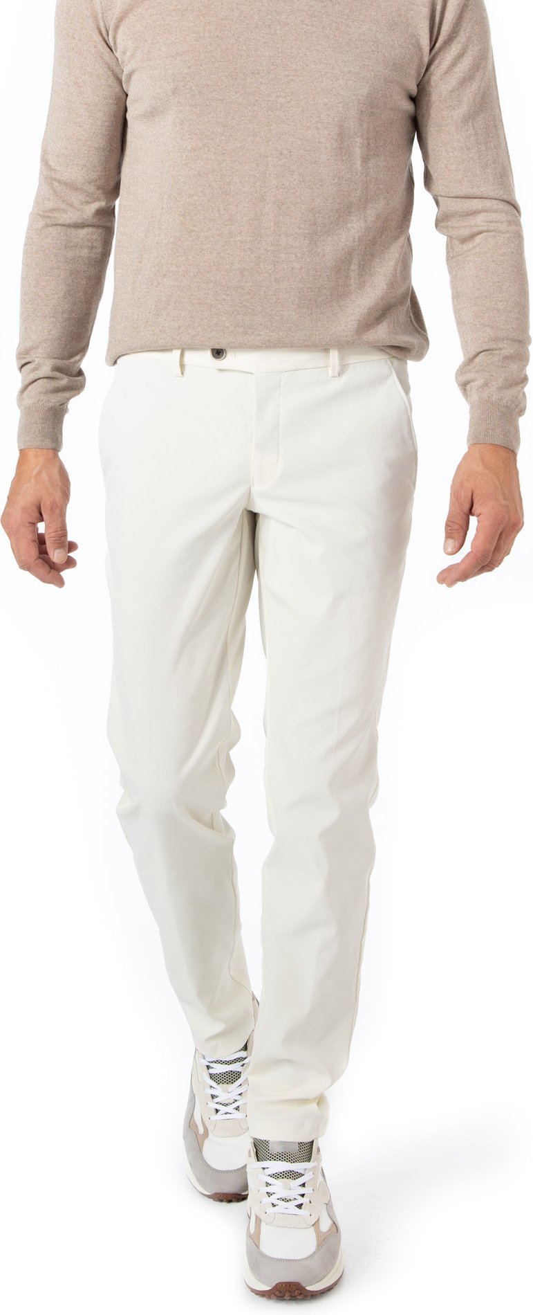 Thumbnail - HILTL Herren Hose weiß Slim Fit
