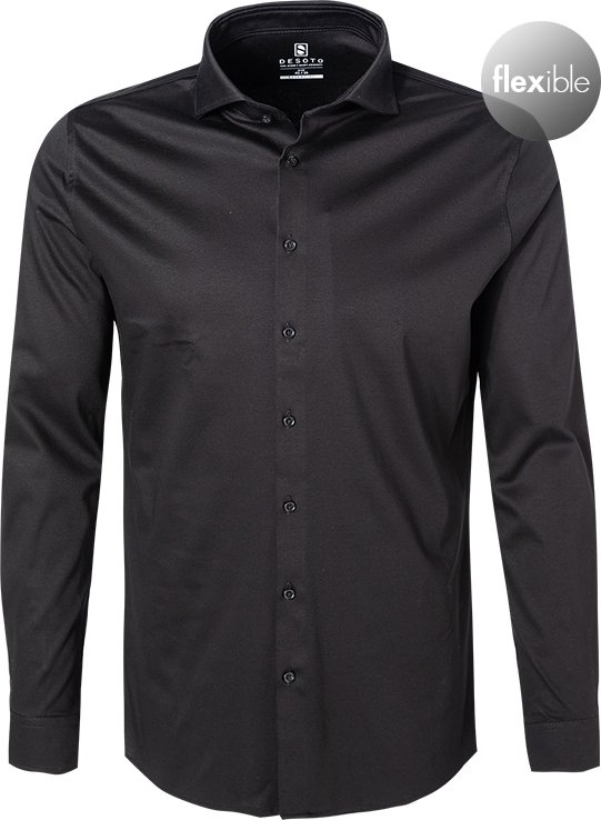 Thumbnail - DESOTO Herren Hemd schwarz