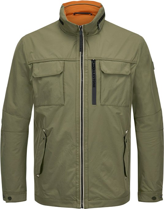 MILESTONE Herren Jacken blau unifarben