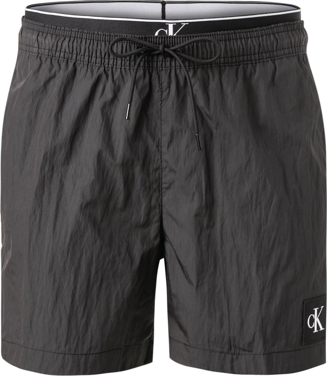 Calvin Klein Herren Badeshorts schwarz Mikrofaser unifarben