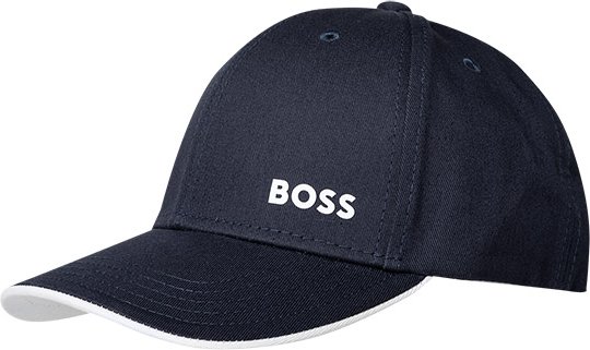 BOSS Green Herren Cap blau Baumwolle & Mix