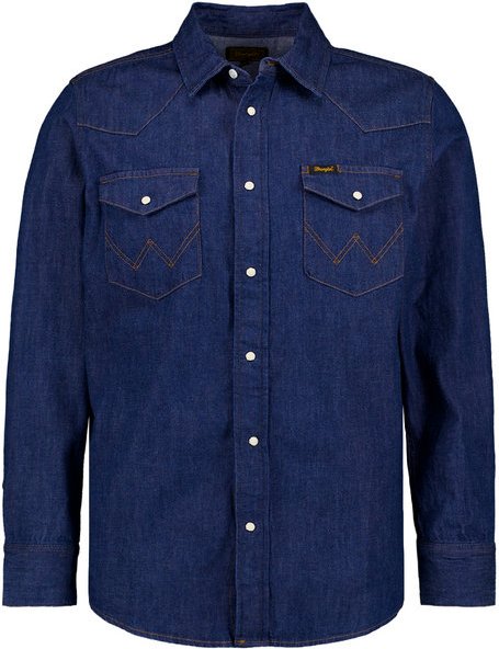 Thumbnail - Wrangler Herren Jeanshemd blau