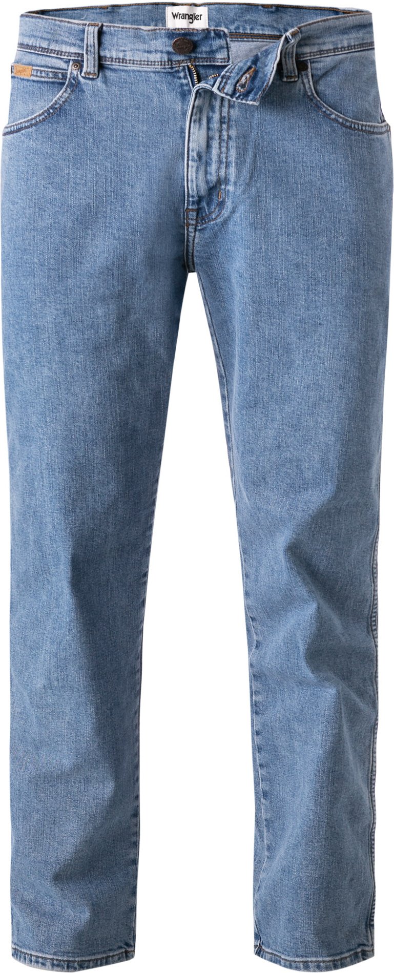 Thumbnail - Wrangler Herren Jeans blau Straight Fit