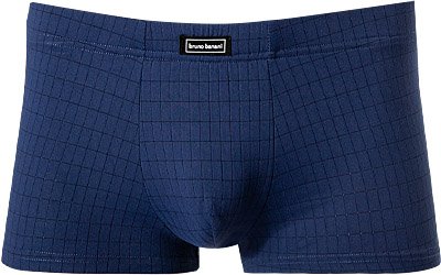 Thumbnail - bruno banani Herren Hipshorts blau Mikrofaser/Funktion unifarben