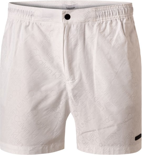 Calvin Klein Herren Badeshorts weiß unifarben