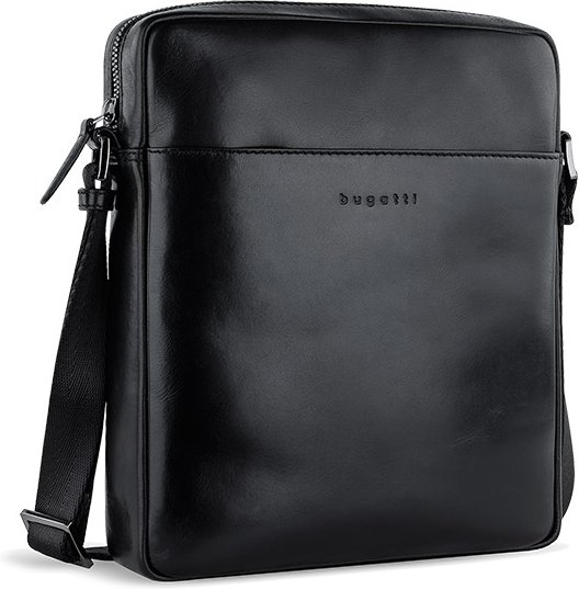 bugatti Herren Schultertasche schwarz