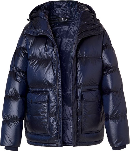 EA7 Herren Jacken blau unifarben