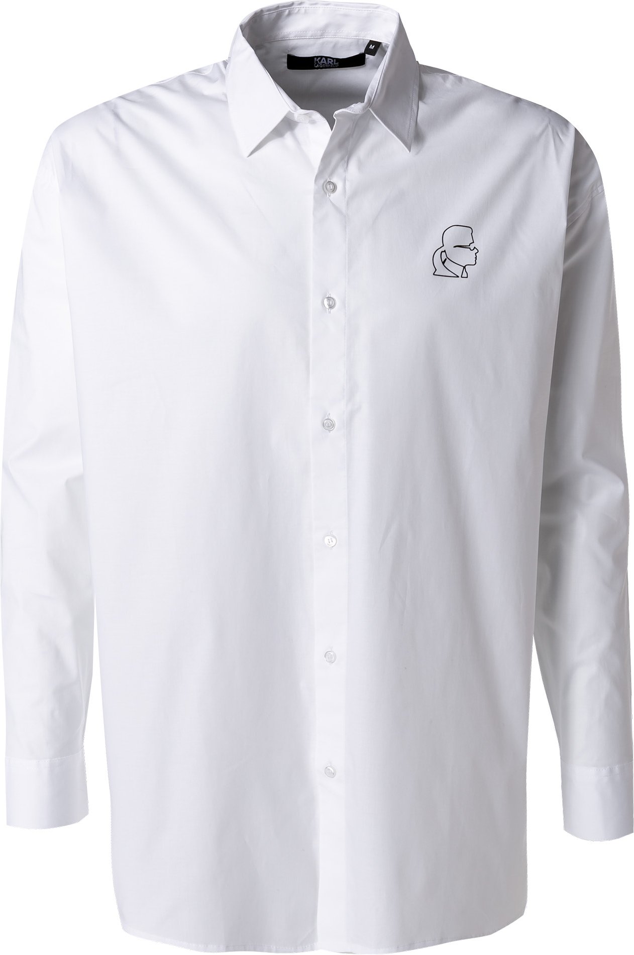 KARL LAGERFELD Herren Hemd weiß