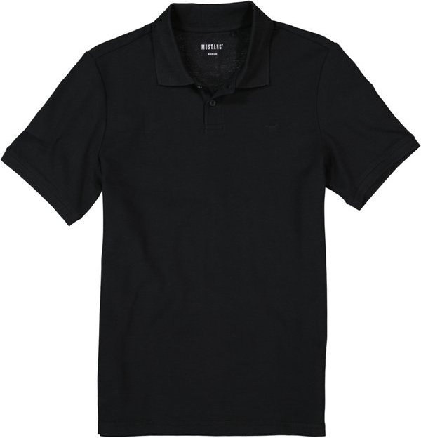MUSTANG Herren Polo-Shirt schwarz