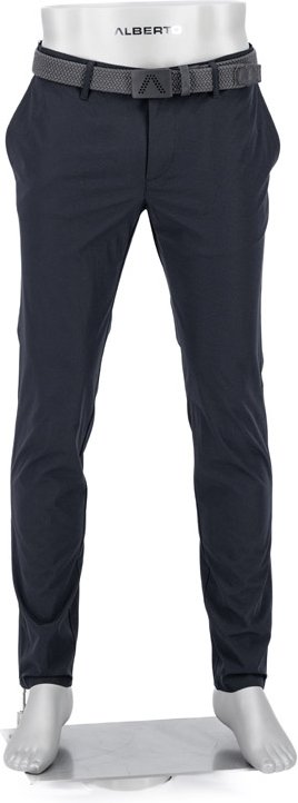 Thumbnail - Alberto Herren Hose blau meliert Slim Fit