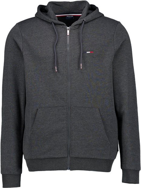 HECHTER PARIS Herren Sweatjacke grau unifarben