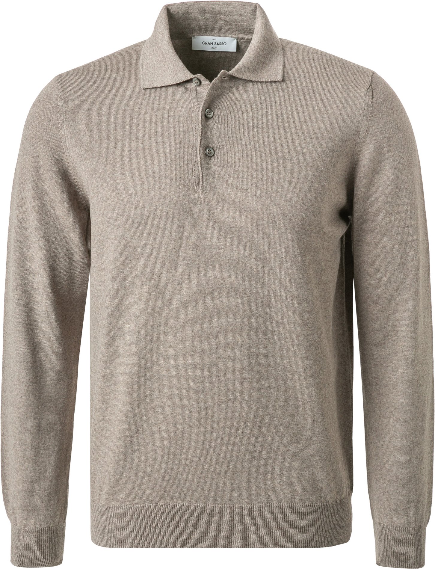Gran Sasso Herren Pullover braun unifarben