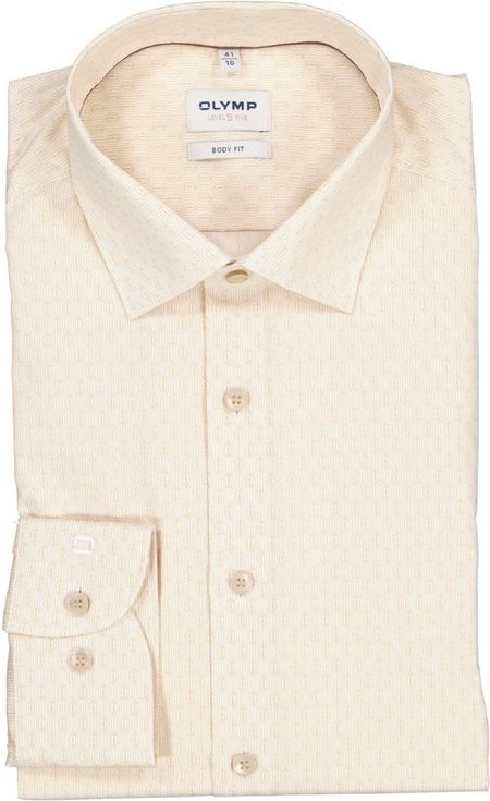 OLYMP Herren Hemd beige
