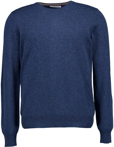 Gran Sasso Herren Pullover blau unifarben